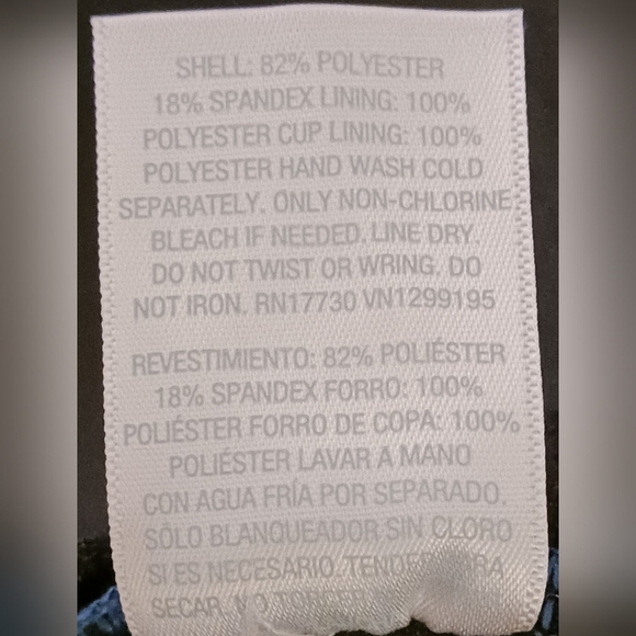 KONA SOL one piece swimsuit. Womens. Size Medium. Color Blue. - Picture 8 of 8